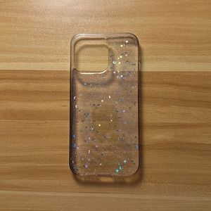 Glitter phone case used once